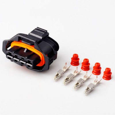 3p sensor connector common rail injection harness 4 pin waterproof auto connector