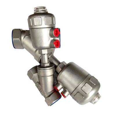 DN10 DN15 DN20 DN25 DN32 DN40 DN50 1 Inch 2 Inch Stainless Steel Angle Seat Valve