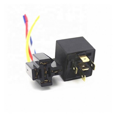 HUPSUN 4PIN 5PIN female car auto relay connector automotive relay socket